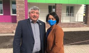 Марат Васимов ознакомился с ходом строительства детского сада в микрорайоне «Яркий» Марат Васимов ознакомился с ходом строительства детского сада в микрорайоне «Яркий»