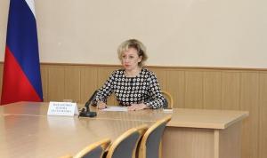 Председатель Центризбиркома республики Илона Макаренко провела брифинг по итогам общероссийского голосования