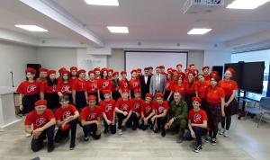 Андрей Борисов встретился с юнармейцами