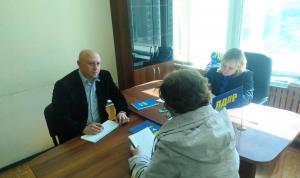Юрий Рудаков и Вероника Ананьева провели совместный приём граждан