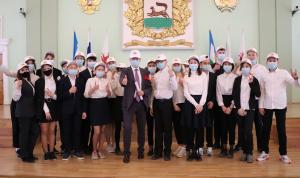 Андрей Борисов провел экскурсию по Горсовету для уфимских школьников