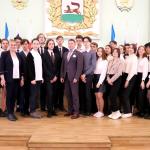 Андрей Борисов провел экскурсию по зданию городского Совета и Администрации для уфимских школьников