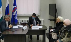 Марат Васимов и Андрей Борисов провели совместный приём граждан